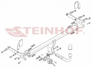 Steinhof hak holowniczy Toyota C-HR 01/2016-07/2023