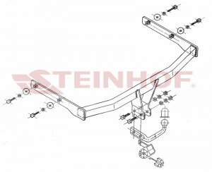 Steinhof hak holowniczy Hyundai i10 II 2013-2019