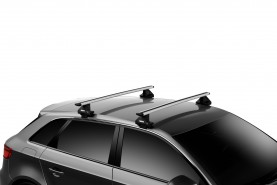 Thule Wingbar Evo Clamp Silver | Mazda 3 Hatchback 2014-2018 | Bagażnik dachowy belki