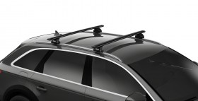 Thule Wingbar Evo Black | Subaru Outback Kombi 2003-2009 | Bagażnik dachowy belki