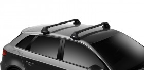 THULE Wingbar Edge Clamp Black | Ford S-Max ze szklanym dachem 2006-2015 | Bagażnik dachowy belki