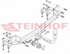 Steinhof hak holowniczy Mazda Premacy 1999-2005