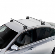 CRUZ Airo FIX Silver | Bagażnik dachowy / belki CRUZ Tesla Model S ze szklanym dachem 2013-2015