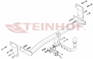 Steinhof hak holowniczy Hyundai i30 (PD) Hatchback 2017-