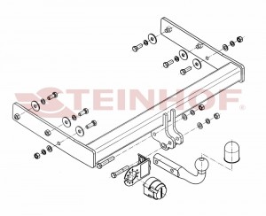 Steinhof hak holowniczy Volkswagen Transporter T5 2003-2015