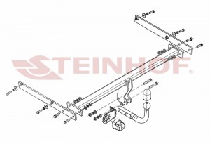 Steinhof hak holowniczy Ford Focus III Hatchback 2011-2018