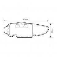 89156 NORDRIVE Bagażnik dachowy belki Honda HR-V 2021-