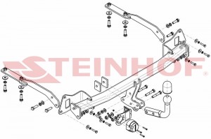 Steinhof hak holowniczy Honda Jazz (GK) 2015-2020