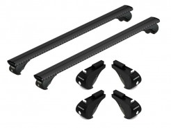 NORDRIVE Bagażnik dachowy belki Black Mitsubishi Pajero Sport 07/08>12/12