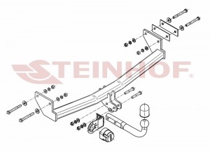 Steinhof hak holowniczy Jeep Compass 2011-2016