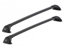 Yakima Flush Bar Black | Bagażnik dachowy belki | Audi A4 B8 Sedan 2008-2015