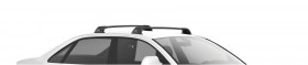 Yakima Flush Bar Black | Bagażnik dachowy belki | Citroen C4 Hatchback 2010-