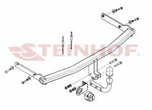 Steinhof hak holowniczy Mazda 5 II (CW) 2010-2015