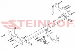 Steinhof hak holowniczy Toyota Hilux VII 2005-2010