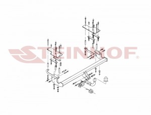 Steinhof hak holowniczy FIAT Sedici 2006-2014