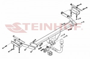 Steinhof hak holowniczy Nissan Juke I 2010-2019