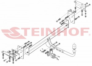 Steinhof hak holowniczy Nissan X-Trail (T32) 2014-2017