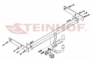 Steinhof hak holowniczy SEAT Alhambra II 2010-2012