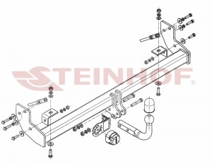 Steinhof hak holowniczy Jeep Wrangler (TJ) 1996-2007