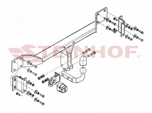 Steinhof hak holowniczy BMW Seria 5 Sedan (E60) 2003-2010