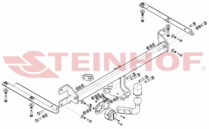 Steinhof hak holowniczy Honda Accord VIII Kombi Tourer 2008-2015