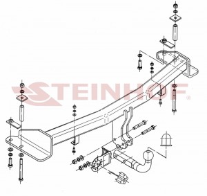 Steinhof hak holowniczy SsangYong Rexton 2006-2012