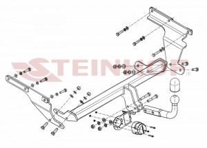 Steinhof hak holowniczy Subaru Trezia 2011-2014