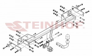 Steinhof hak holowniczy Mercedes-Benz Klasa A (W176) 2012-2018