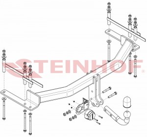 Steinhof hak holowniczy SsangYong Rexton (Y400) 2017-2020