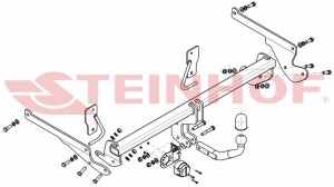 Steinhof hak holowniczy Mazda 3 (BM/BN) Sedan 2014-2019