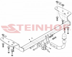 Steinhof hak holowniczy Chrysler 300C Touring 2004-2011