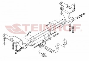 Steinhof hak holowniczy Toyota Auris II Touring Sports 2013-2018