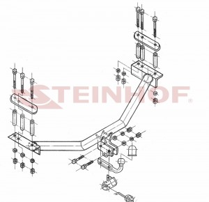 Steinhof hak holowniczy Fiat Multipla 1998-2010