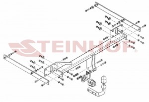 Steinhof hak holowniczy Mercedes-Benz Klasa E Sedan (W212) 2009-2016