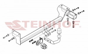 Steinhof hak holowniczy Kia Picanto (TA) 2011-2015