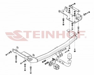 Steinhof hak holowniczy Nissan Murano (Z50) 2004-2008