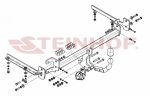 Steinhof hak holowniczy Honda Accord VIII Sedan 2008-2015