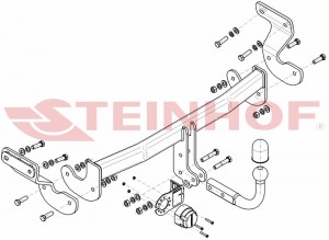 Steinhof hak holowniczy KIA Optima (JF) Sportswagon 2016-