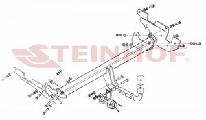 Steinhof hak holowniczy Mazda CX-5 I (KE) 2012-2017