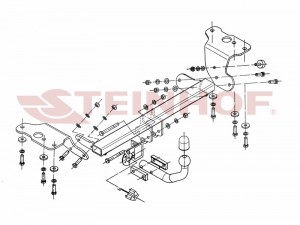 Steinhof hak holowniczy Toyota Auris I 2007-2012