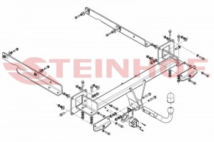 Steinhof hak holowniczy Mercedes-Benz GL (X166) 2012-2015