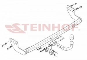 Steinhof hak holowniczy Hyundai ix20 2010-2019