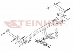 Steinhof hak holowniczy Mazda 3 (BM/BN) Hatchback 2013-2018