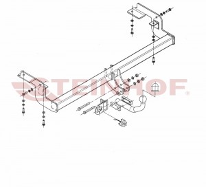 Steinhof hak holowniczy Citroën C5 I Sedan Lift 2004-2008